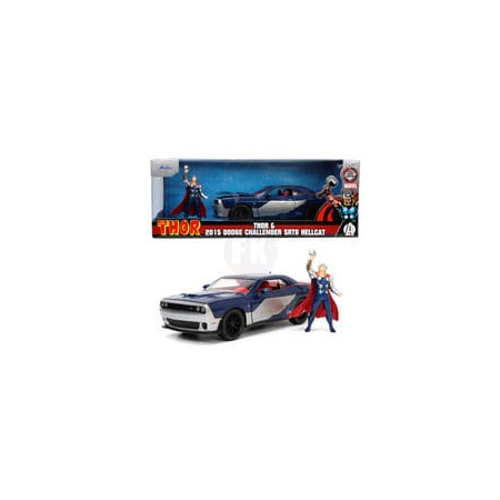 Marvel Diecast Model 1/24 2015 Dodge Challenger Thor